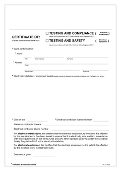 QLD CoTC form