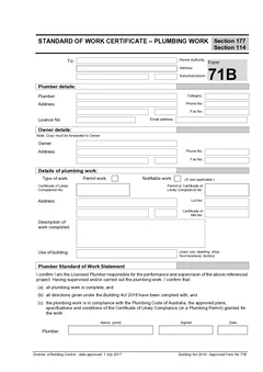 TAS Form 71B form