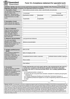 QLD PDR Form 12 form preview